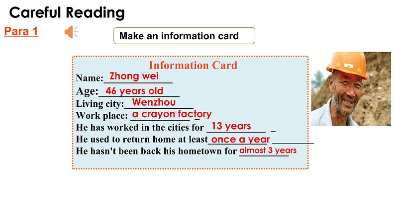 人教版八年级下unit 10 Reading第7页