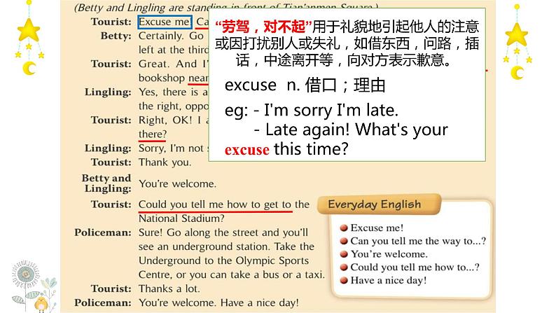 外研版英语七年级下册 Module 6 Unit 1 Could you tell me how to get to the National Stadium (4) 课件第5页