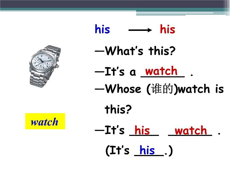 外研版英语七年级下册 Module 1 Unit 1 Whose bag is this?_ 课件第4页