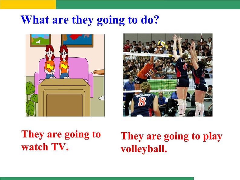 外研版英语七年级下册 Module 3 Unit 1 What are you going to do at the weekend? 课件第5页