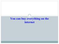外研版 (新标准)七年级下册Unit 2 You can buy everything on the Internet教课ppt课件