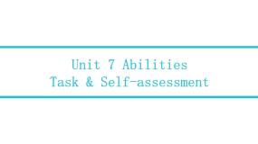 牛津译林版七年级下册Task课堂教学ppt课件