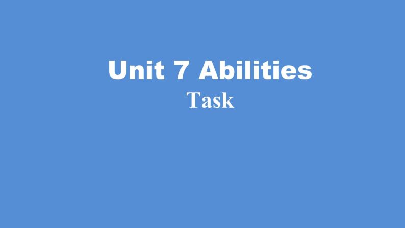 Unit 7 Task课件2021-2022学年牛津译林版英语七年级下册01