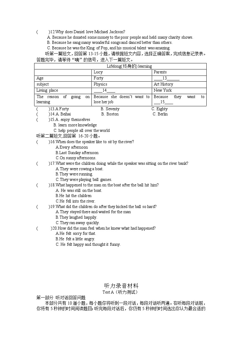 扬州市邗江区2022年九年级英语一模试卷(含答案)02