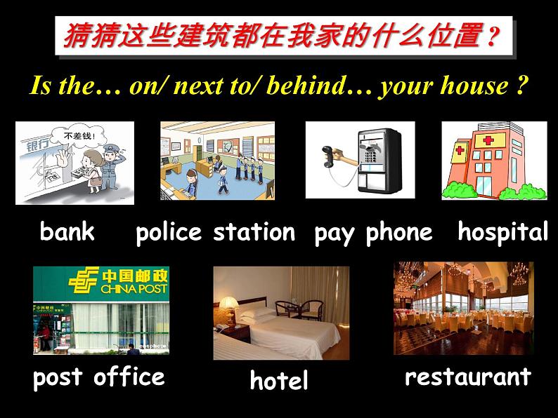 Unit8 Is there a post office near here?SectionA(1a-2c).pptx第8页