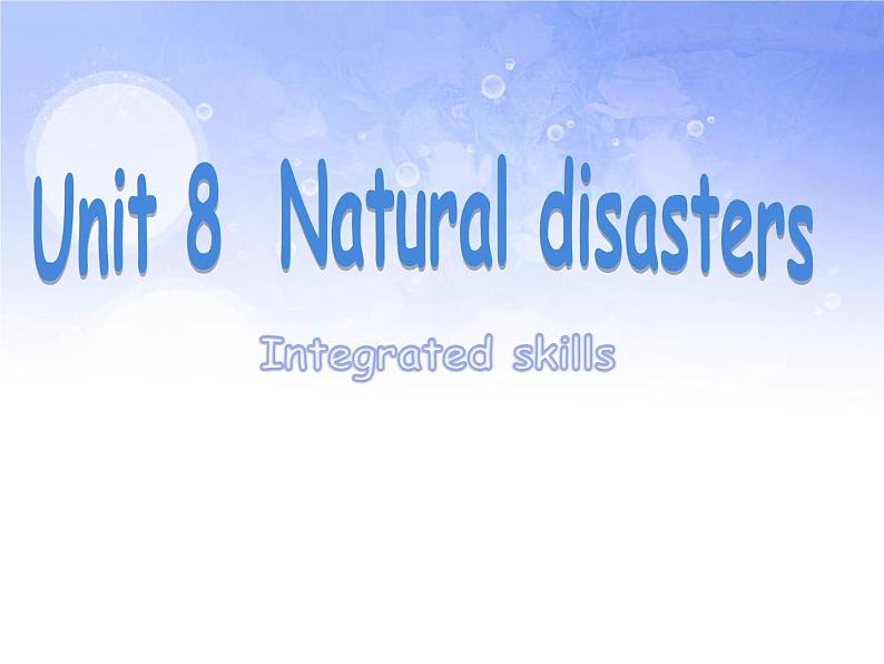 Unit 8 Integrated skills课件2021-2022学年牛津译林版八年级上册英语第1页
