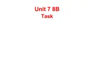 2020-2021学年牛津版英语八年级下册 unit 7 task 课件