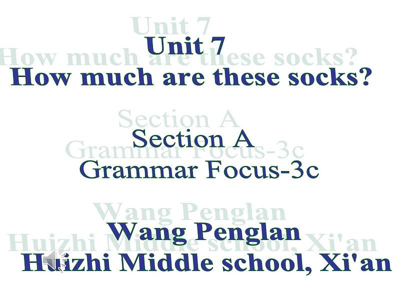 初中英语 人教2011课标版 七年级上册 Section A Grammar focus 3a—3c unit 7How much are these socks 课件第2页