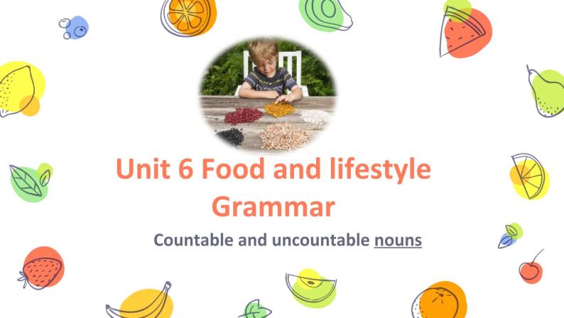 初中英语牛津译林版7A Grammar Countable and uncountable nouns Unit6部优课件01