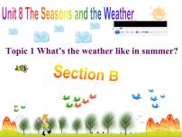 初中英语仁爱科普版七年级下册Unit 8 The seasons and the WeatherTopic 1 How is the weather in winter?教学ppt课件