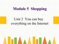 外研版 (新标准)七年级下册Unit 2 You can buy everything on the Internet教学演示课件ppt