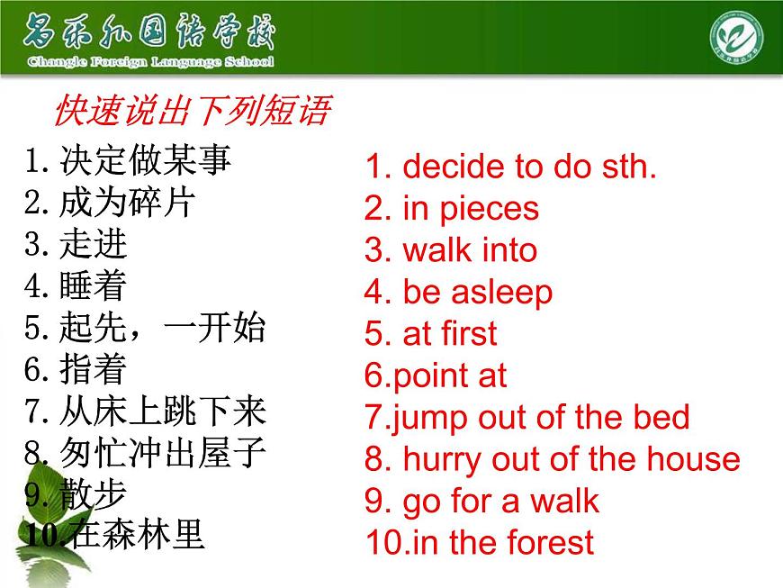 外研版七年級(jí)英語下冊(cè)Module8Unit2語言點(diǎn)講解(共17張PPT)第2頁