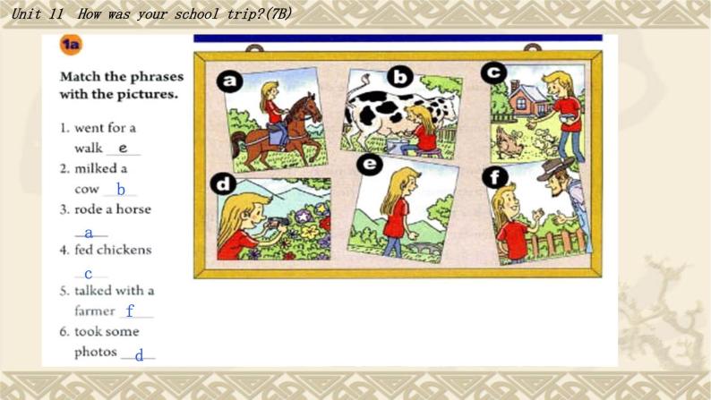 Unit 11 How was your school trip_ Section A(1a-2d)课件(共18张PPT)04