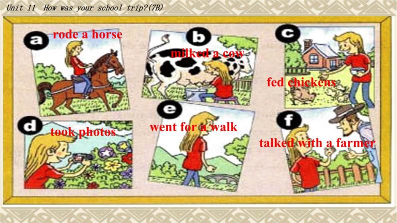 Unit 11 How was your school trip_ Section A(1a-2d)课件(共18张PPT)05