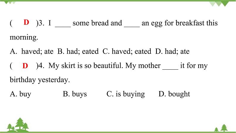 Unit 11 How was your school trip?-Section A (Grammar Focus_3b)课件(共有PPT20张)第3页