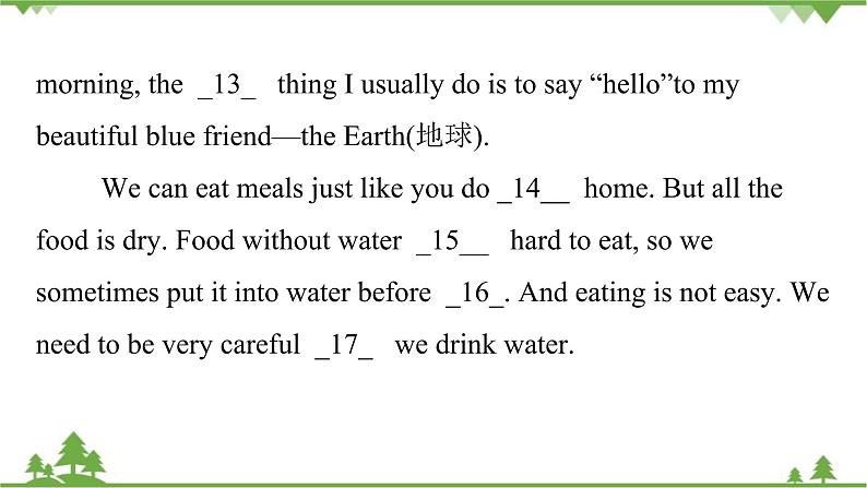 Unit 2 What time do you go to school-Section B (3a_Self Check)练习课件(共18张PPT)第7页