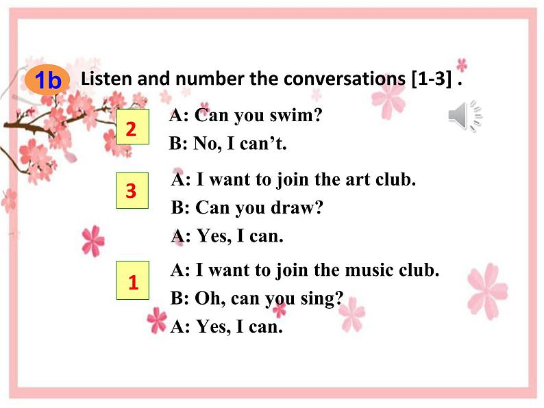 Unit 1 Can you play the guitar_ Section A 第一课时(1a--2d)课件(共有PPT20张)第5页