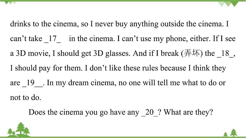 Unit 4 Don’t eat in class-Section B (1a_2c)课件第7页