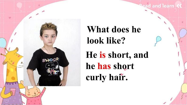 Unit 9 What does he look like? here? Section A Grammar-3c-课件(共18张PPT)第7页