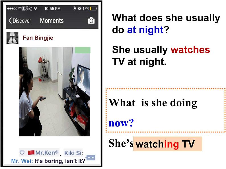 Unit 6 I'm watching TV-Section A 1a—2c(1)课件07