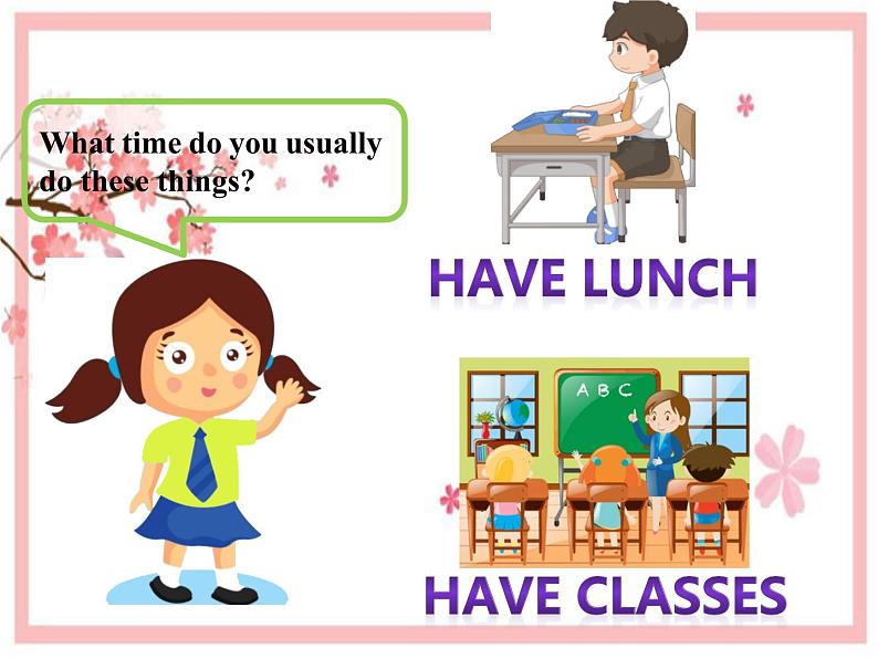 Unit 2 What time do you go to school_(Section B 1a-1e)课件(共15张PPT无素材)03