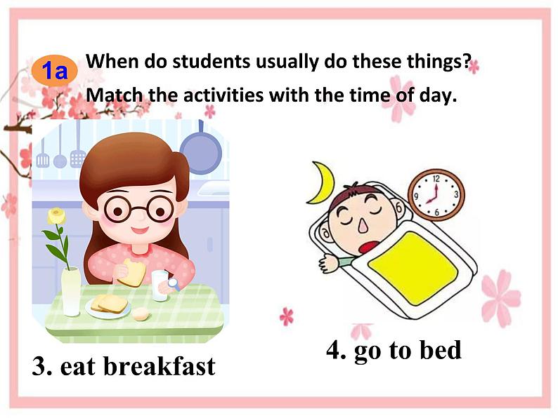 Unit 2 What time do you go to school_(Section B 1a-1e)课件(共15张PPT无素材)05