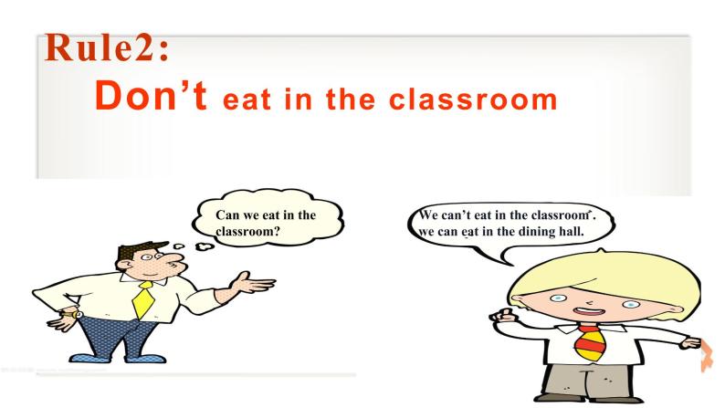 Unit 4 Don't eat in class. Section A 1a-1c 课件18张缺少音频08