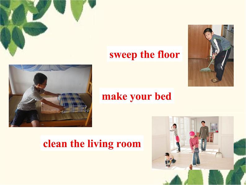 Unit 3 Could you please clean your room_Section A (1a-2d)-课件(共23张PPT)06