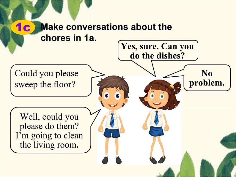 Unit 3 Could you please clean your room_Section A (1a-2d)-课件(共23张PPT)08