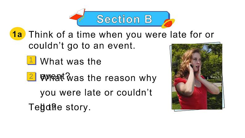 Unit 5 What were you doing when the rainstorm came_ Section B 1a—1d 课件(共19张PPT)第3页