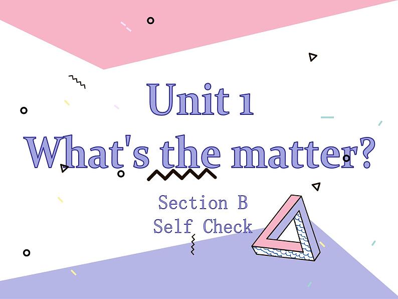 人教版八年级Unit 1 Section B 3a-Self Check(30张)第1页
