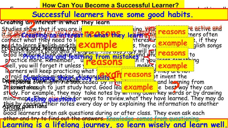 人教新目标(Go for it)版九年级全Unit 1 How can we become good learners. Section B阅读课件（12张ppt）06