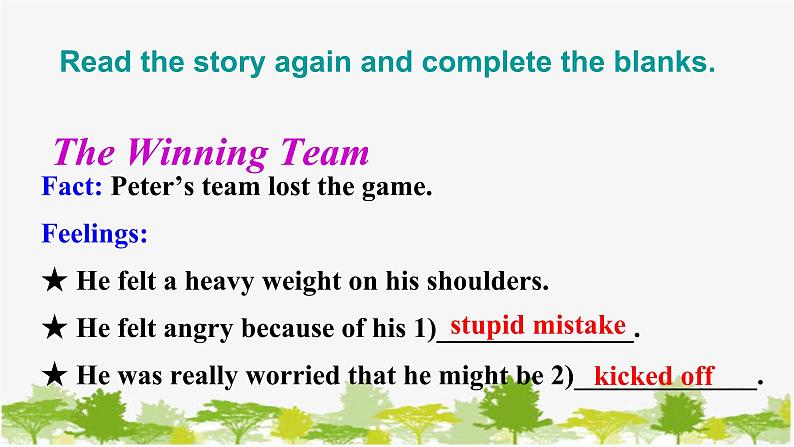 Unit 11 Sad movies make me cry-Section B(2a-2e)(26张PPT)04