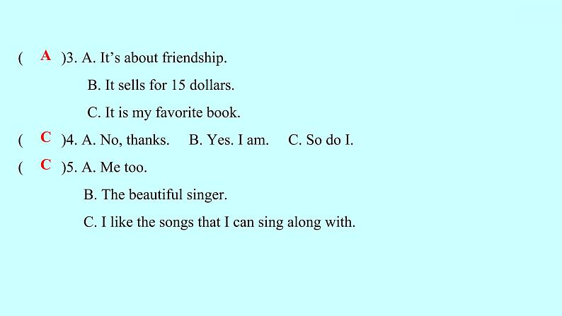 2022 人教版英语 九年级全 Unit 9 I like music that I can dance to. Section B(1a-1d) 课件 第6页