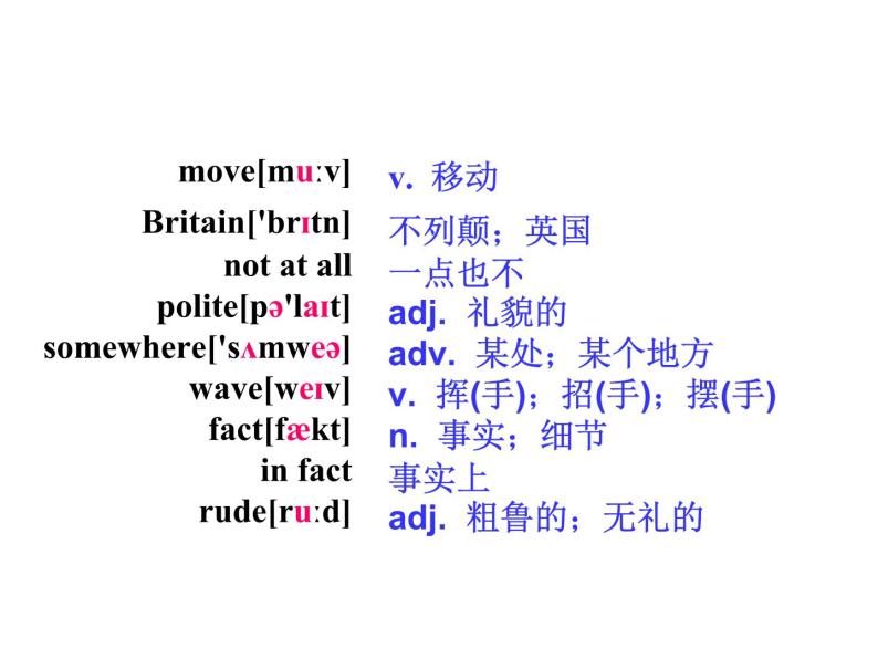 初中英语外研版七年级下册Module11Unit2(共42张PPT)03