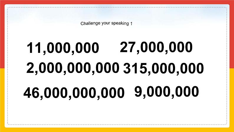 Module 9 Population Unit 1 The population of China is about 1.37 billion. 课件17张第4页