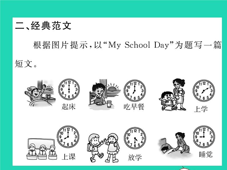 2021七年级英语上册Module5Myschoolday写作同步指导习题课件新版外研版第3页