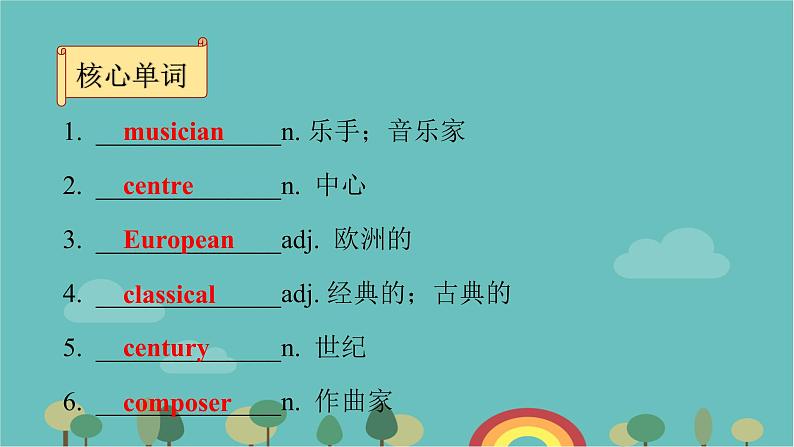 外研版英语七年级下册 Module 12  Unit 2  Vienna is the centre of European classical music.习题课件(34张PPT))04