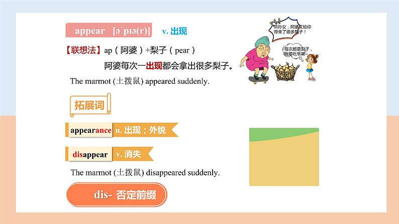 期末重点词汇复习课件2-2021-2022学年外研版八年级英语上册第4页