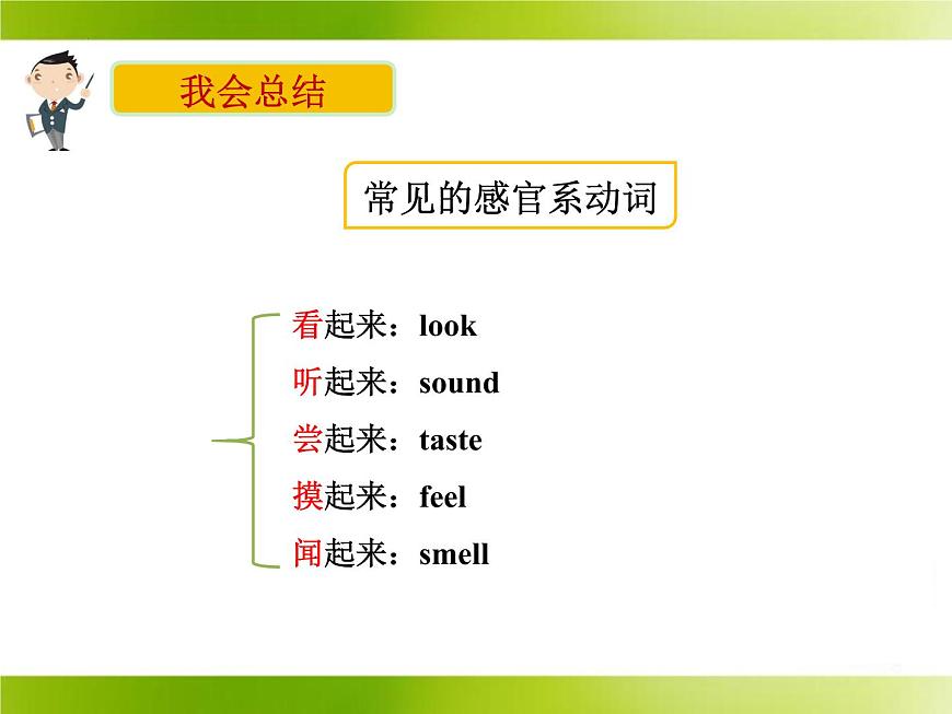 外研八下 Module 1 Feelings and impressions感官動詞講解課件(共19張PPT)第4頁