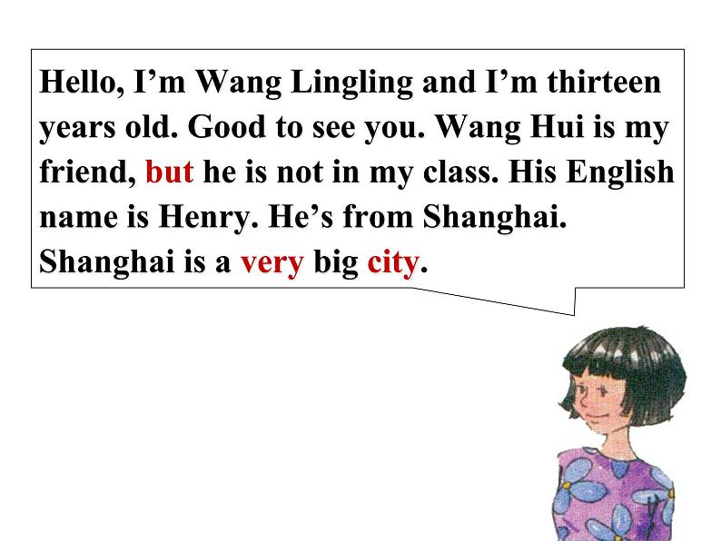 Module 1 My classmates Unit 2 I 'm Wang Lingling and I 'm thirteen years old.课件第6页