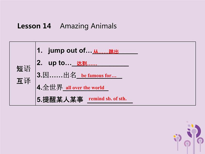 冀教版八年级英语下册Unit 3课件 lesson 14第5页