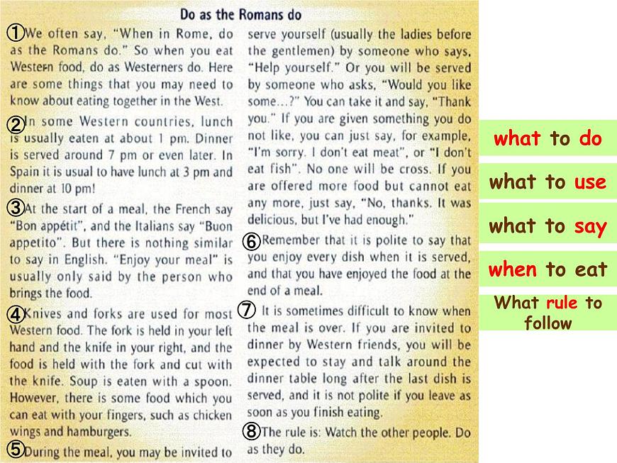 unit 2 knives and forks are used for most western food.課件第4頁