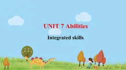 英语译林版 7年级下册 U7 Integrated skills PPT课件