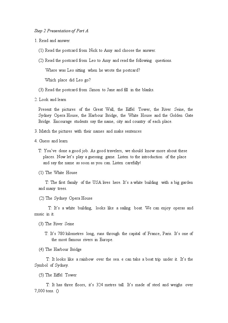 译林八年級英語上冊 Unit 3 A day out 课时1 PPT课件+教案02