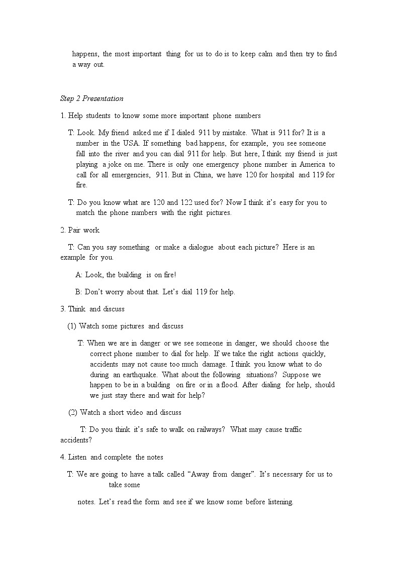 译林八年級英語上冊 Unit 8 Natural disasters 课时5 PPT课件+教案02