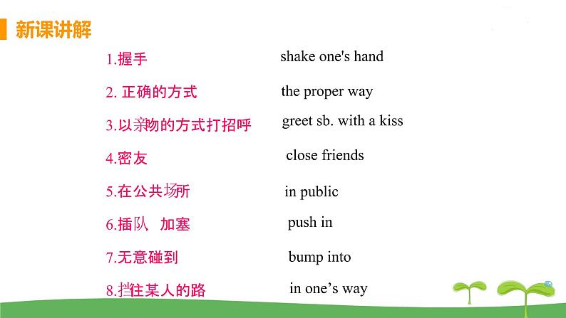 八英译林下 U5 Good manners 课时7 PPT课件+教案04