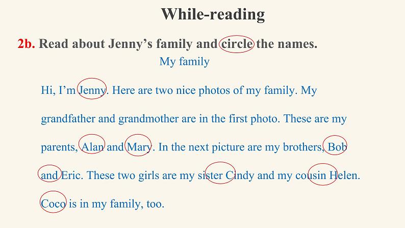七年级英语上册RJ版课件 Unit 2 This is my sister. Section B05