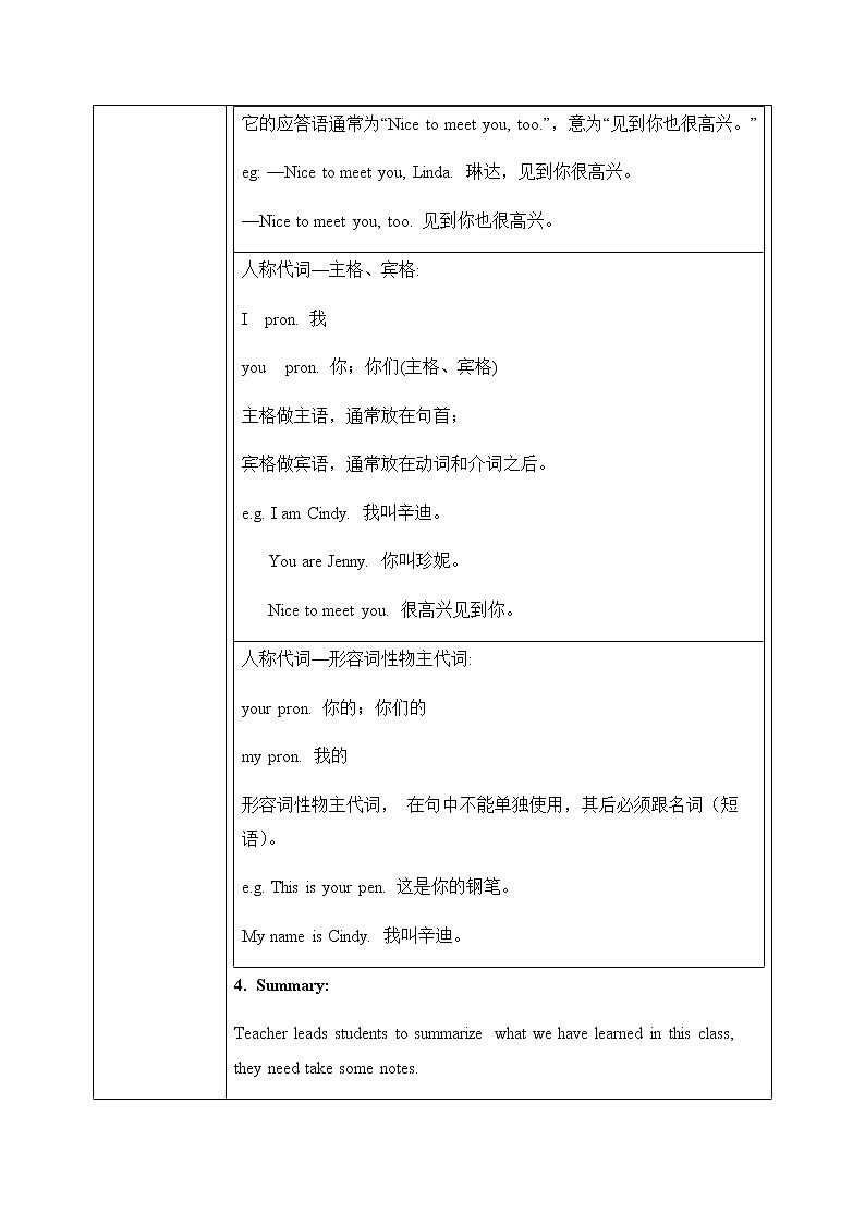 Unit 1 My name’s Gina.Section A 1a-1c 课件PPT+教案03