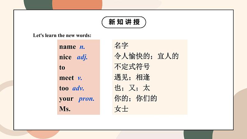Unit 1 My name’s Gina.Section A 1a-1c 课件PPT+教案06